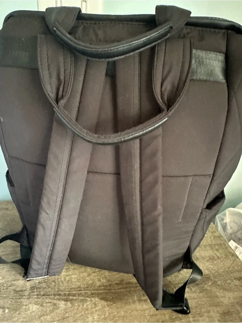 Max Studio Quilted Dark Brown Men's Backpack